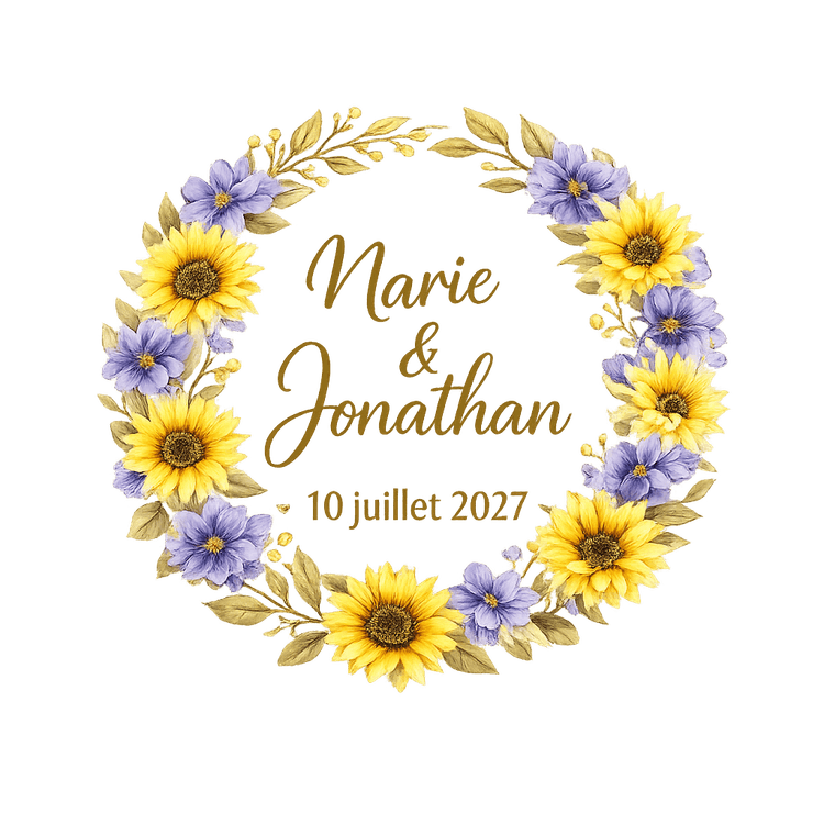 Logo du mariage de Marie et Jonathan